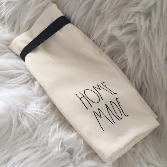 Rae Dunn Kitchen Towels BAKE and HOME MADE NWT - Picture 2 of 7